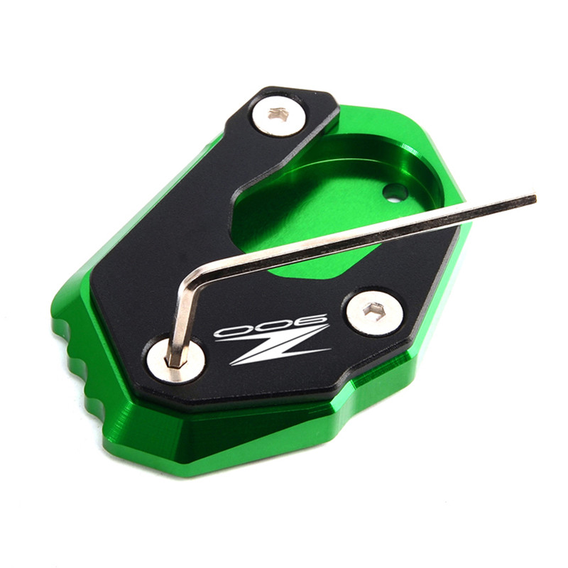 Για Kawasaki Z900 2017-2020 Z 900 Z900rs 2021 2022 Αξεσουάρ Μοτοσικλέτας Πλαϊνή βάση στήριξης Kickstand Μοτοσικλέτα Μεγέθυνση με ελεύθερα καπάκια βαλβίδων