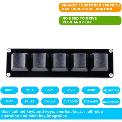 Macro tastatură personalizată 2/3/4/5/6/7/8/9/12/16/24 taste Photoshop Gaming Tastatură mecanică Tastatură programabilă Dispozitiv Sayo