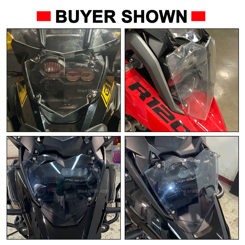 Προστατευτικό κάλυμμα προβολέων μοτοσικλέτας για BMW R1250GS R1200GS/ADV LC R1200 GS R1250 GSA 2013-2023 Κάλυμμα προστασίας από το φως κεφαλής