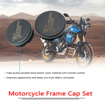 TENERE 700 Капачки за капаци с дупки на рамката Щепсел Комплект декоративни капачки на рамката Подходящ за YAMAHA Tenere700 XTZ 700 2019 2020 2021 мотоциклет