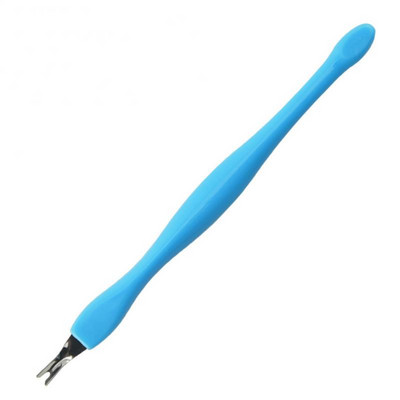5PCS Dead Skin Remover kutikulas spiedējs Nail Art Fork Knaible Nerūsējošā tērauda trimmeris kutikulas noņemšanas līdzeklis nagu manikīra pedikīra instrumenti