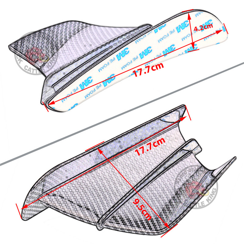 Motociklo sparnų aerodinaminis sparnų komplektas, skirtas HONDA NC700 NC750 NC700S NC700X NC750S NC750X MAGNA750 CB750 RVT750 VT750