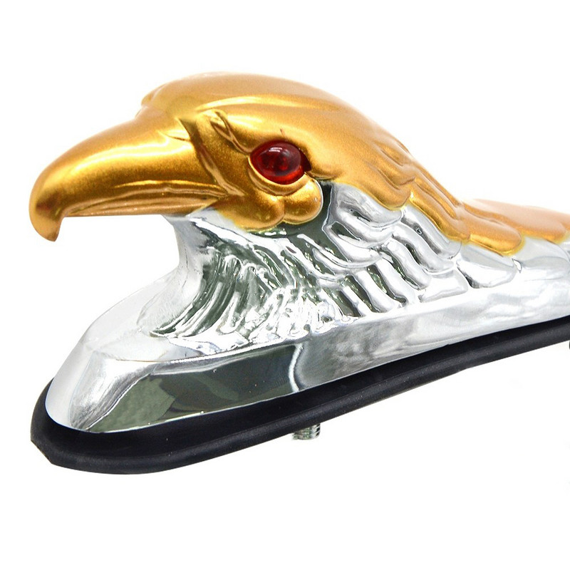 ACZ Univerzalni Motocikl Orla Glava Fender Ornament Crveno Svjetleće Oko Motocikl ATV Bicikl Aluminijski Prednji Blatobran Dekoracija
