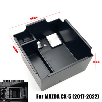 Αξεσουάρ στυλ αυτοκινήτου Κουτί κεντρικού υποβραχιόνιου Δίσκος αποθήκευσης Γάντια παλέτα για MAZDA 3 6 AXELA ATENZA CX-5 CX5 CX-8 CX8 CX-9 CX9