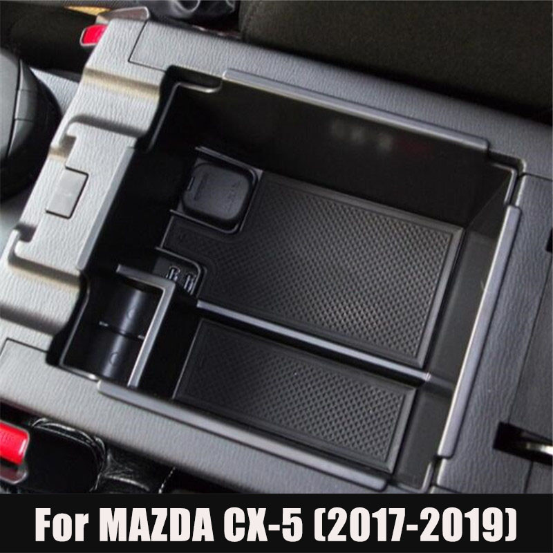 Αξεσουάρ στυλ αυτοκινήτου Κουτί κεντρικού υποβραχιόνιου Δίσκος αποθήκευσης Γάντια παλέτα για MAZDA 3 6 AXELA ATENZA CX-5 CX5 CX-8 CX8 CX-9 CX9