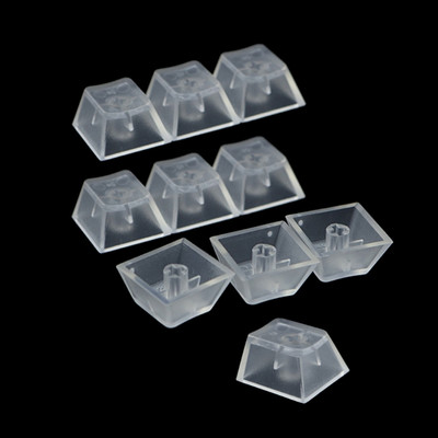 10Pcs Transparent ABS Keycaps Mechanical keyboard Matte Backlit Key for cherry Gateron Kailh Switch R4 R3 R2 R1