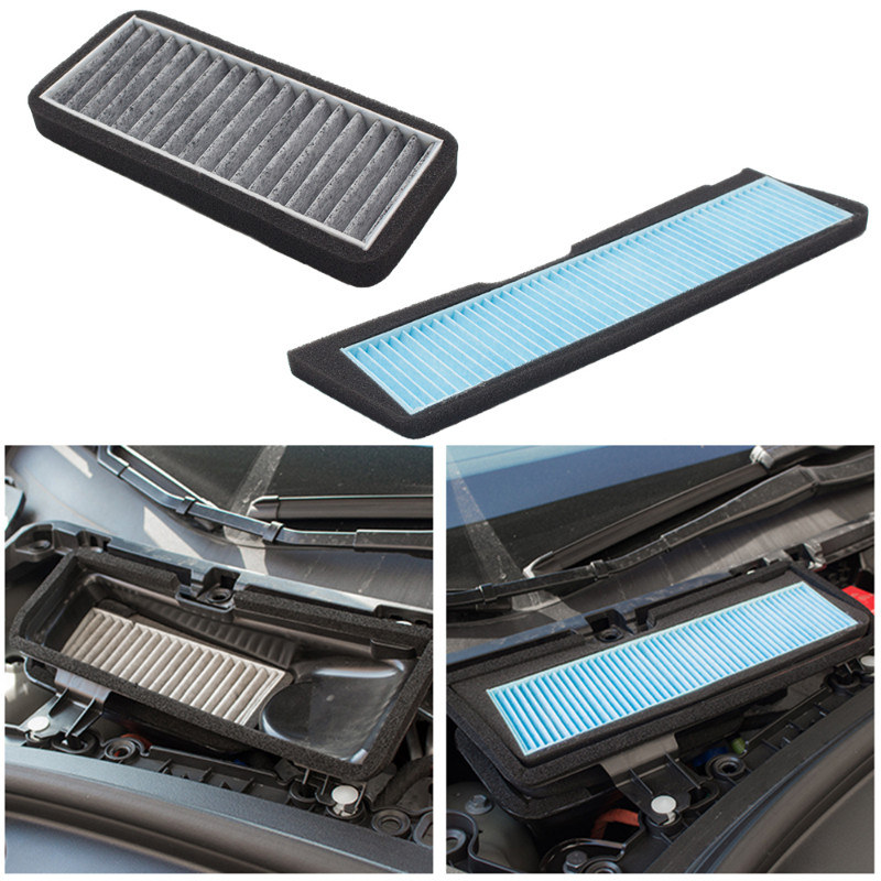 Futhope Model 3 auto õhuvoolu ventilatsiooni kate Tesla mudeli 3 2021-2023 õhu sisselaskeava kaitsev automaatfiltri konditsioneeri tolmukate