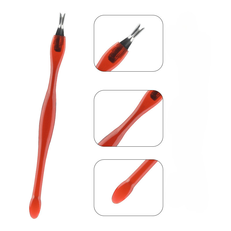 10 tk Dead Skin Fork küünenaha eemaldaja Fork Nail Art Nipper Pusher Trimmer Pediküür Nipper Küüntehooldusvahendid Maniküüri komplekt