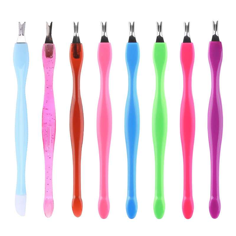 10 tk Dead Skin Fork küünenaha eemaldaja Fork Nail Art Nipper Pusher Trimmer Pediküür Nipper Küüntehooldusvahendid Maniküüri komplekt