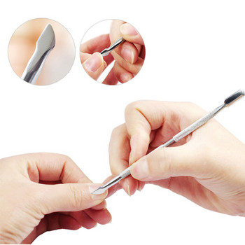 1/5Pc Nails Art Cuticle Pusher Ανοξείδωτο ατσάλι Dead Skin Cuticle Remover Manicure Cleaner Care Εργαλεία μανικιούρ Repousse Cuticule