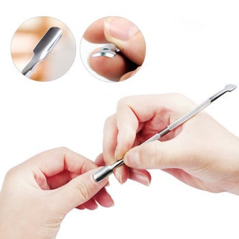 1/5Pc Nails Art Cuticle Pusher Ανοξείδωτο ατσάλι Dead Skin Cuticle Remover Manicure Cleaner Care Εργαλεία μανικιούρ Repousse Cuticule