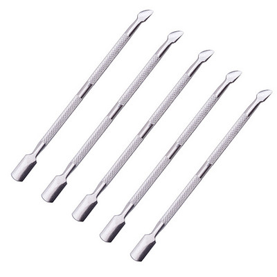 1/5Pc Nails Art Cuticle Pusher Ανοξείδωτο ατσάλι Dead Skin Cuticle Remover Manicure Cleaner Care Εργαλεία μανικιούρ Repousse Cuticule