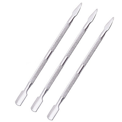 1/5 buc Nails Art Cuticule Pusher din oțel inoxidabil piele moartă Cuticule Remover Manichiură Curățare Instrumente pentru manichiură Repousse Cuticule