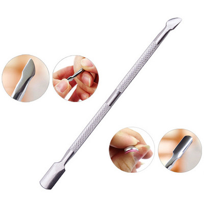 1/5 buc Nails Art Cuticule Pusher din oțel inoxidabil piele moartă Cuticule Remover Manichiură Curățare Instrumente pentru manichiură Repousse Cuticule
