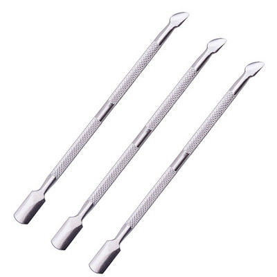 1/5 buc Nails Art Cuticule Pusher din oțel inoxidabil piele moartă Cuticule Remover Manichiură Curățare Instrumente pentru manichiură Repousse Cuticule