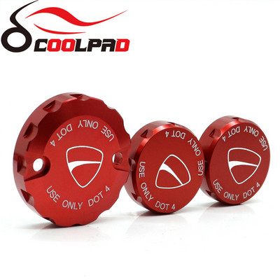 Skirta DUCATI Hypermotard 950 /SP 1100 MONSTER 1200/S/R 1100/S/EVO motociklo priekinių stabdžių sankabos galinio stabdžių skysčio rezervuaro dangtis