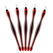 5 vnt Dead Skin Fork Trimmer Remover Priežiūra Nagų dailės Įrankiai manikiūrui Odelių Nuėmiklis Nagai Odelių Stūmiklis Pjūvių Taisymas Pašalinimas