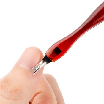 5 бр. Dead Skin Fork Trimmer Remover Care Инструменти за ноктопластика за маникюр Отстраняване на кожички Нокти Избутвач на кожички Изрязване Ремонт Отстраняване
