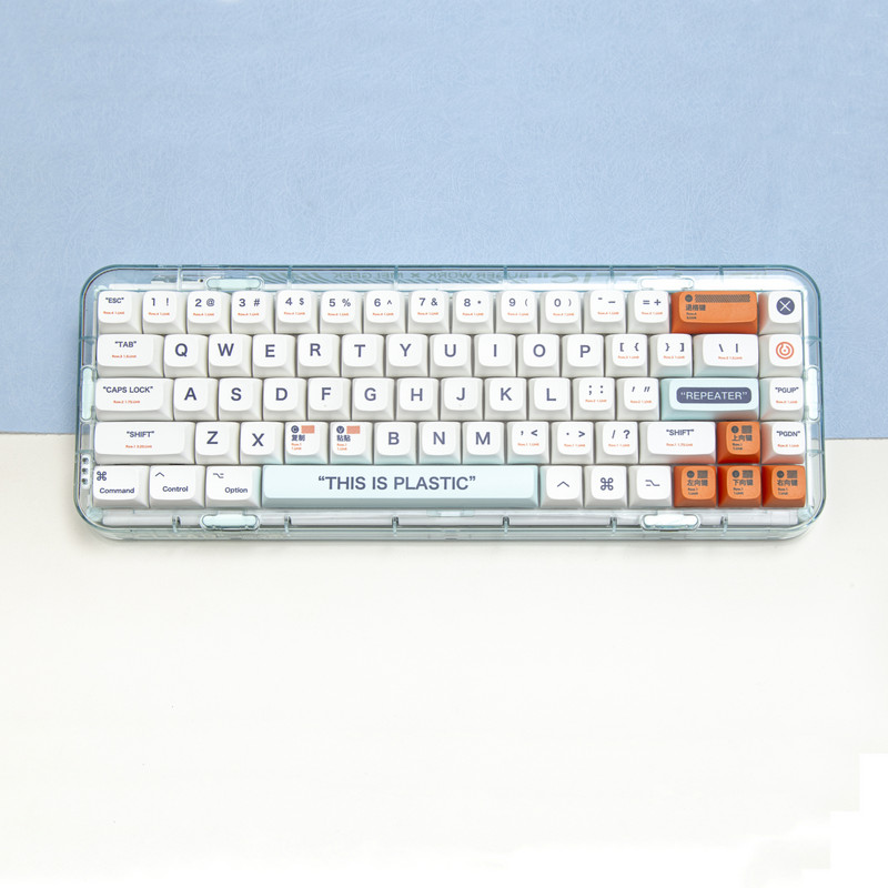 GMK 140 klahvidega plastist klahvikorgid PBT XDA profiilivärvi sublimatsiooniklaviatuurid MX-lülititele 61 64 68 87 96 104 mehaanilised klaviatuurid