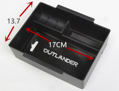 Käetoe hoiukarbi hoidik Mitsubishi Outlander 2019+ siseorganisaatori keskkonsooli kindalaeka jaoks