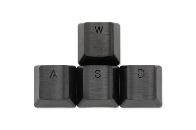 Tastatură din oțel inoxidabil Teamwolf MX Metal Keycap pentru tastatură gaming cu tastatură WASD R2 R3 lumină prin spate iluminată Negru Albastru Auriu gradient