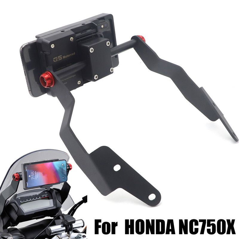 see HONDA NC 700 X NC700X 2012-2013 NC750X NC 750 X 2014-2015 aluse hoidiku jaoks mobiiltelefoni mobiiltelefoni GPS-plaadi kronstein