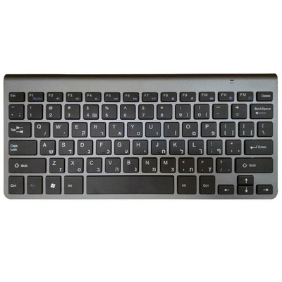 Vene hispaania prantsuse araabia heebrea klaviatuur 2.4G juhtmevaba üliõhuke vaigistatud klaviatuur Macile Win XP 7 10 Android TV BOX