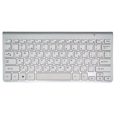 Vene hispaania prantsuse araabia heebrea klaviatuur 2.4G juhtmevaba üliõhuke vaigistatud klaviatuur Macile Win XP 7 10 Android TV BOX