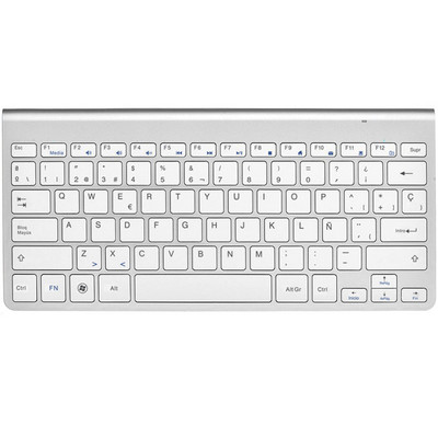 Vene hispaania prantsuse araabia heebrea klaviatuur 2.4G juhtmevaba üliõhuke vaigistatud klaviatuur Macile Win XP 7 10 Android TV BOX