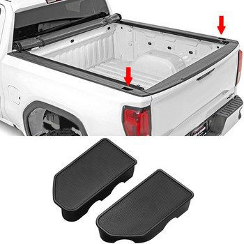 Съвместим с Silverado/GMC Sierra Truck Bed Rail Stake Pocket Cover Caps Тапи за отвори за релси Водоустойчив Лесно почистване