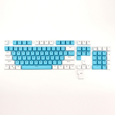 106 klahvi Hallid punased klahvikatted PBT eripakkumised klahvikorgid Taustvalgustusega kahevärvilised klahvikorgid MX Switchi 61/87104 mehaanilise klaviatuuri jaoks