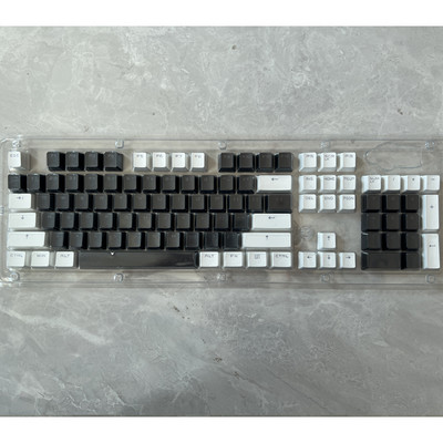 106 klahvi Hallid punased klahvikatted PBT eripakkumised klahvikorgid Taustvalgustusega kahevärvilised klahvikorgid MX Switchi 61/87104 mehaanilise klaviatuuri jaoks