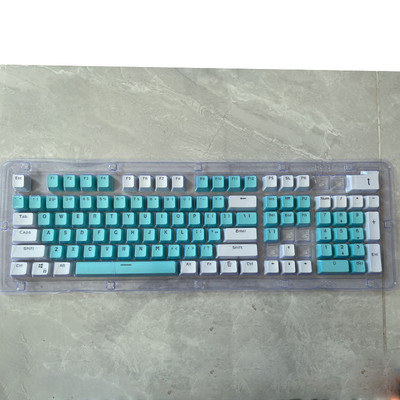 106 klahvi Hallid punased klahvikatted PBT eripakkumised klahvikorgid Taustvalgustusega kahevärvilised klahvikorgid MX Switchi 61/87104 mehaanilise klaviatuuri jaoks