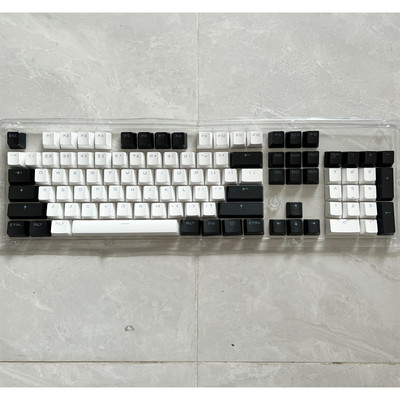 106 klahvi Hallid punased klahvikatted PBT eripakkumised klahvikorgid Taustvalgustusega kahevärvilised klahvikorgid MX Switchi 61/87104 mehaanilise klaviatuuri jaoks