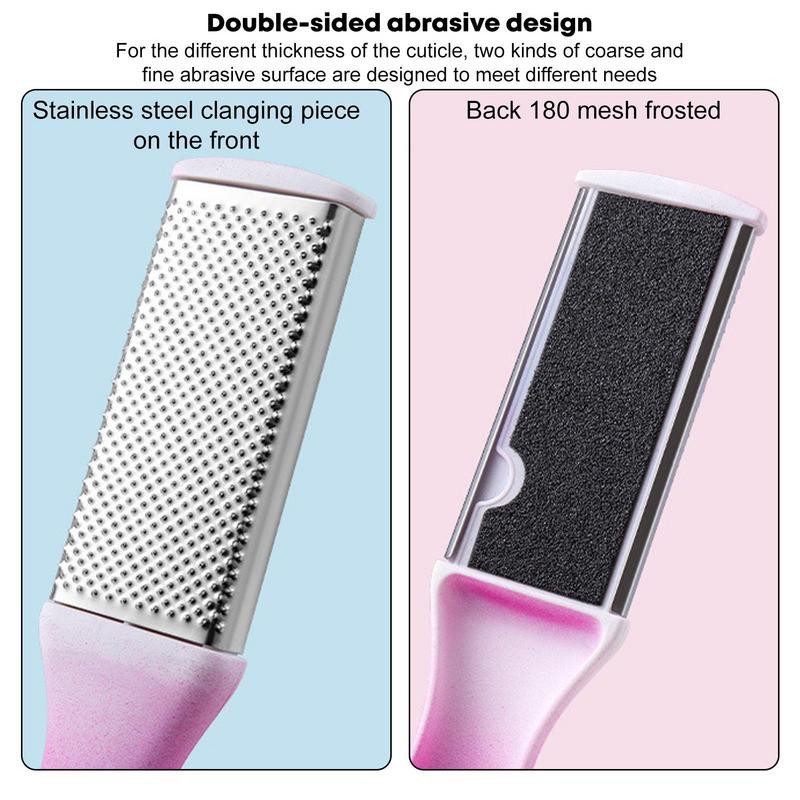 1Pec profesională din oțel inoxidabil pentru îndepărtarea calusului piciorului răzuitoare instrumente de pedichiură pentru îndepărtarea pielii moarte pentru călcâi produse de îngrijire a picioarelor