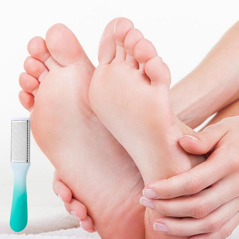 1Pec profesională din oțel inoxidabil pentru îndepărtarea calusului piciorului răzuitoare instrumente de pedichiură pentru îndepărtarea pielii moarte pentru călcâi produse de îngrijire a picioarelor