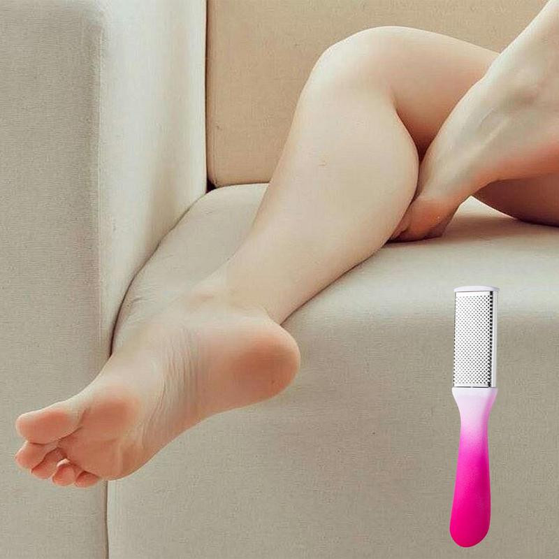 1Pec profesională din oțel inoxidabil pentru îndepărtarea calusului piciorului răzuitoare instrumente de pedichiură pentru îndepărtarea pielii moarte pentru călcâi produse de îngrijire a picioarelor