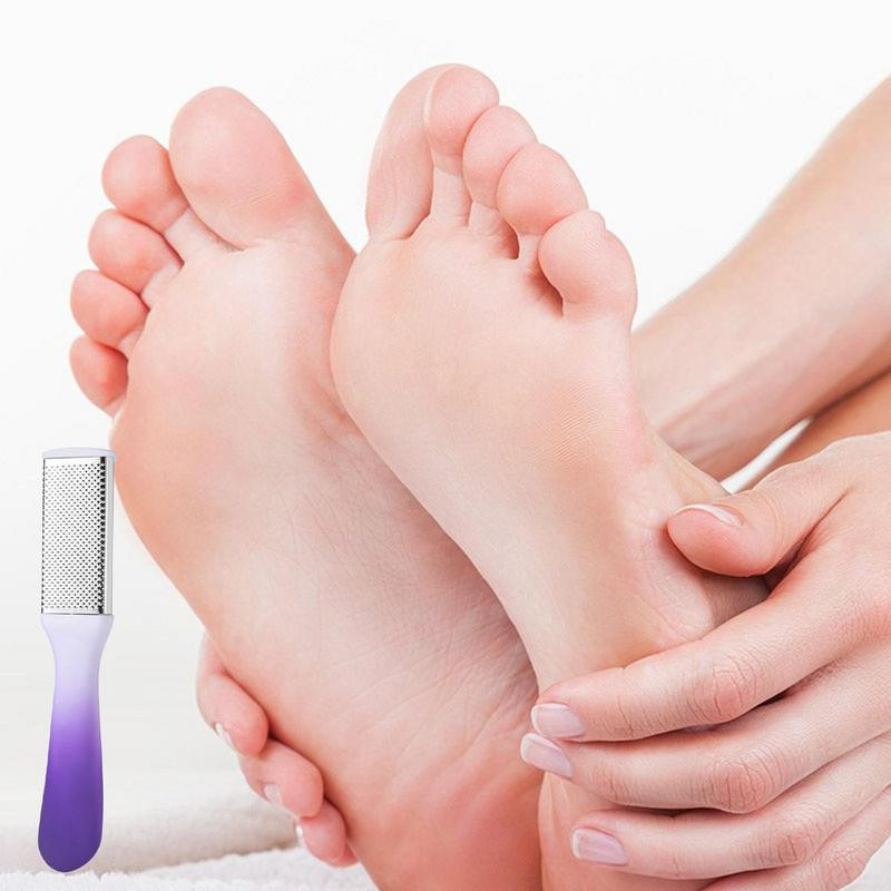 1Pec profesională din oțel inoxidabil pentru îndepărtarea calusului piciorului răzuitoare instrumente de pedichiură pentru îndepărtarea pielii moarte pentru călcâi produse de îngrijire a picioarelor