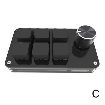 Kaasaskantav miniklaviatuur OSU USB kohandatud mänguklaviatuur 3/6/12 klahvidega programmeeritav DIY mehaaniline klaviatuur makroklaviatuur
