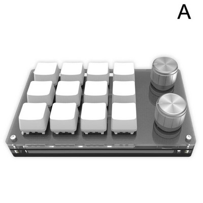 Kaasaskantav miniklaviatuur OSU USB kohandatud mänguklaviatuur 3/6/12 klahvidega programmeeritav DIY mehaaniline klaviatuur makroklaviatuur