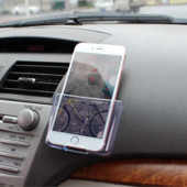 Organizator pentru mașină Cutie de depozitare Suport pentru telefon Priză de aerisire Pastă pentru cartelă de telefon Suport din PVC Organizator de depozitare Ochelari de prindere pentru buzunar pentru telefon