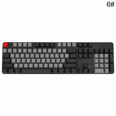 108 vnt. / rinkinys PBT spalvų suderinimas, atsparus šviesai mechaninė klaviatūra