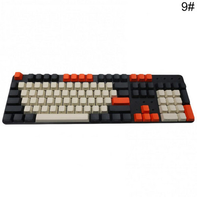 108 vnt. / rinkinys PBT spalvų suderinimas, atsparus šviesai mechaninė klaviatūra