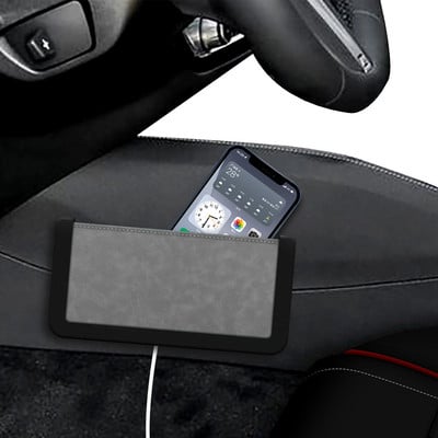 Странични джобове на автомобила Нехлъзгаща се чанта за джоб за съхранение на автомобила Държач за мобилен телефон Автомобилен запълващ страничен процеп Интериорни аксесоари Органайзер за кола