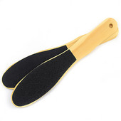 Eliminator profesional de calusuri pentru pile pentru picioare Răzătoare din lemn pentru pedichiură pentru a netezi pielea tare, grosieră, uscată, dură, pilă pentru picioare cu două fețe