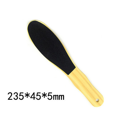 Eliminator profesional de calusuri pentru pile pentru picioare Răzătoare din lemn pentru pedichiură pentru a netezi pielea tare, grosieră, uscată, dură, pilă pentru picioare cu două fețe