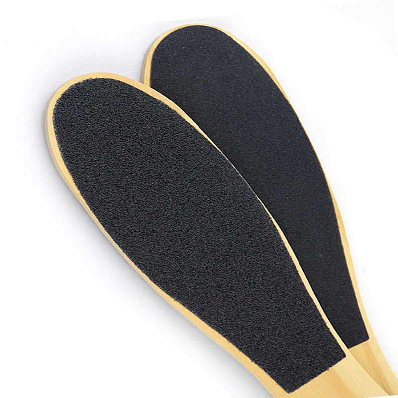 Eliminator profesional de calusuri pentru pile pentru picioare Răzătoare din lemn pentru pedichiură pentru a netezi pielea tare, grosieră, uscată, dură, pilă pentru picioare cu două fețe
