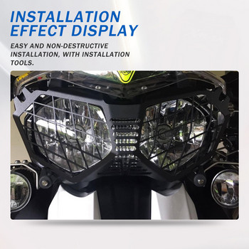 Προστατευτικό κάλυμμα μάσκας προβολέων Προστατευτικό κάλυμμα φωτός για Triumph Tiger 800 XR XRX XC XCX & Explorer 1200/1200 XC 2010~2017