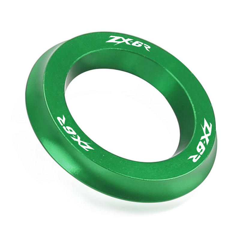 Mootorratas KAWASAKI ZX6R ZX 6R jaoks 2000- 2023 2022 2021 2020 2019 2018 2017 2016 2015 2014 CNC-süütelüliti kaanerõngas zx-6r