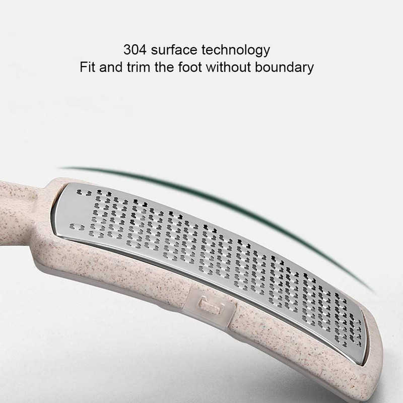 Foot Rasp File Professionaalne lihtne isikliku hoolduse pediküüri tarvik roostevabast terasest nahapõletiku eemaldaja tarvikud rohelised